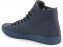 Mens leather shoes Forester Monochrome 132125-895MB (dark blue) купить Украина