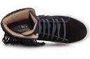 Цены на Leather sneakers Las Espadrillas 657128-901 (black)