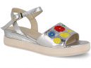 Купить Женские сандалии Las Espadrillas Dg Fashion 009-602-14     (серебряный)