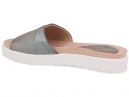Sandals Las Espadrillas Drancy Shiny Grey 20423-37 купить Украина