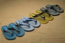 Men's flip flops Las Espadrillas F6574-8913 Made in Italy (blue) Фото 10