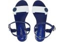 Italian sandals Las Espadrillas JELLY 2 V6565-8913Made in Italy (white) все размеры