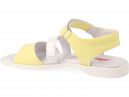 Оригинальные Sandals Las Espadrillas 4583-07(yellow/white)