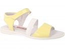 Sandals Las Espadrillas 4583-07(yellow/white) купить Украина