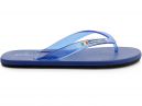 Flip flops Las Espadrillas 7201-89 Made in Italy (black/blue) купить Украина