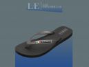 Men's flip flops Las Espadrillas 7223-27 Made in Italy (black) описание