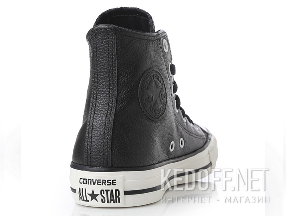 Men's Converse Chuck Taylor All Star Tumble Leather 157468C (black) все размеры