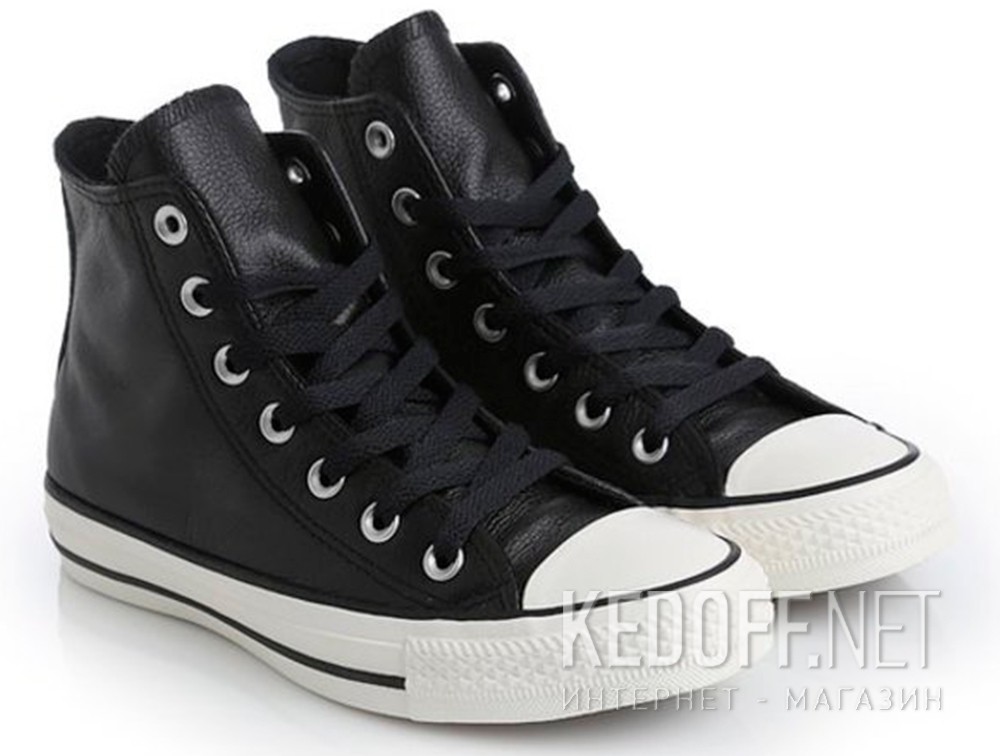 Чоловічі кеди Converse Chuck Taylor All Star Tumble Leather 157468C (чорний) доставка по Украине