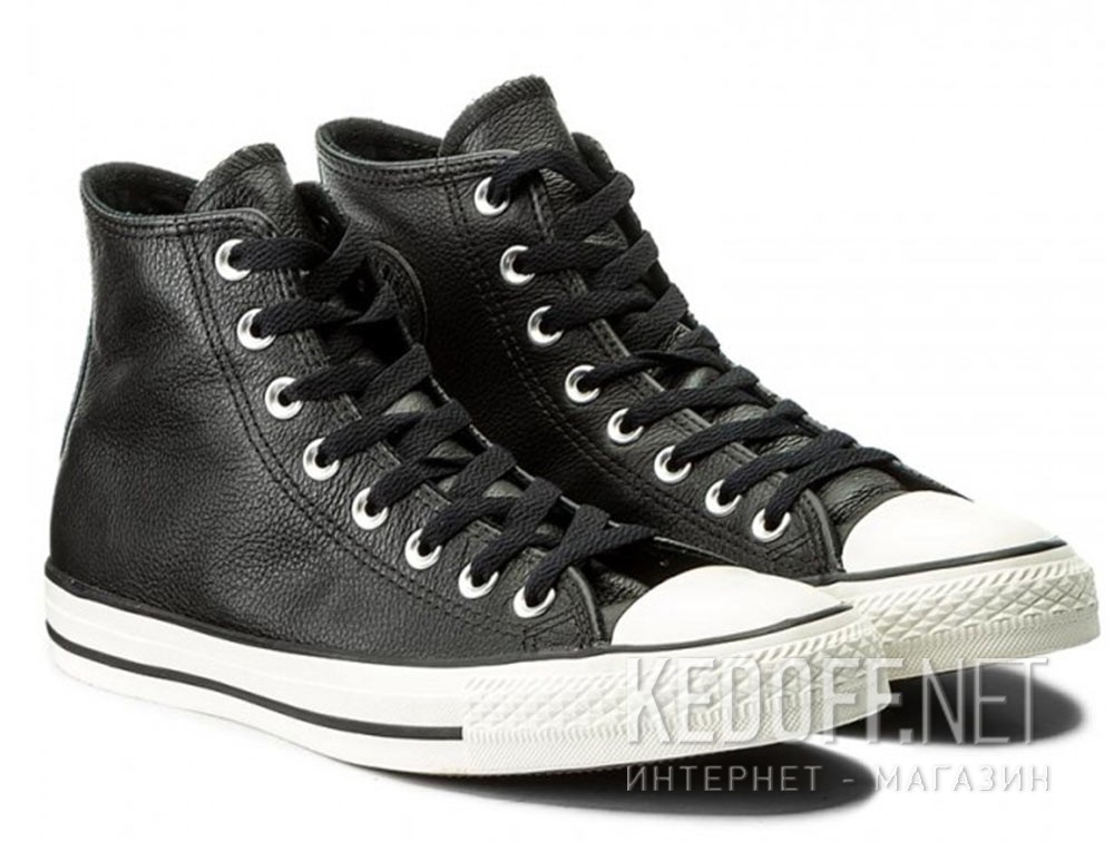 Цены на Men's Converse Chuck Taylor All Star Tumble Leather 157468C (black)