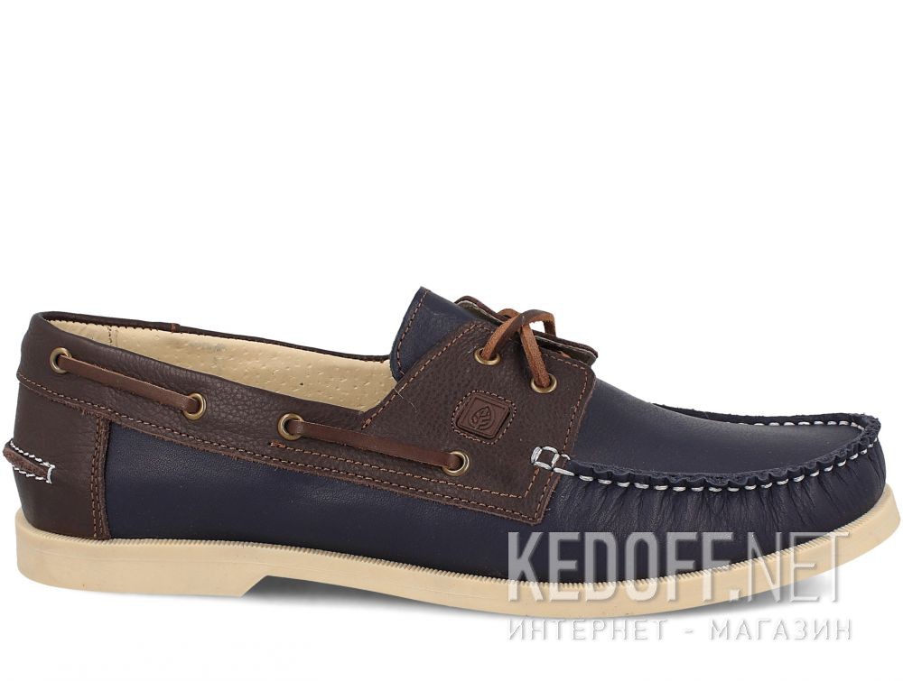Оригинальные Men's loafers in dark blue Forester 5037-8945