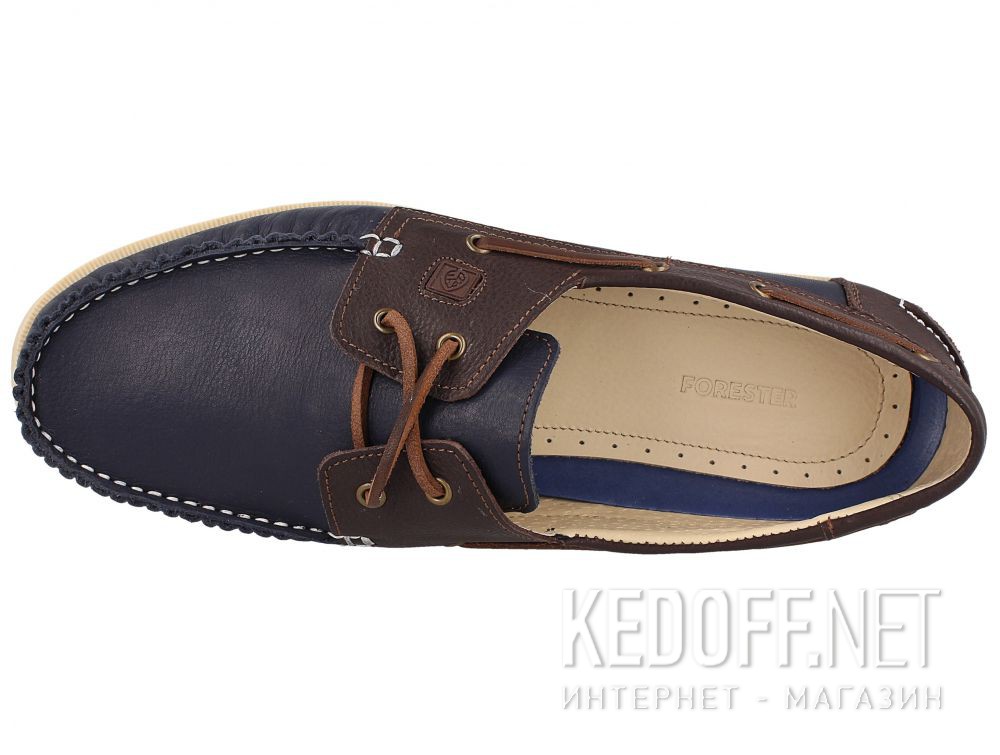Цены на Men's loafers in dark blue Forester 5037-8945