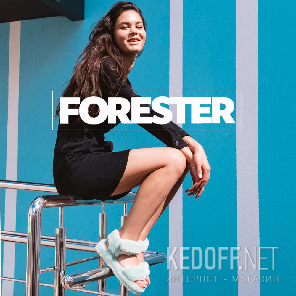 Доставка Женские босоножки Forester Fur Sandals 1095-28