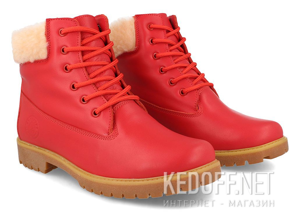 Женские ботинки Forester Red Lthr Yellow Boot  0610-247 купить Украина