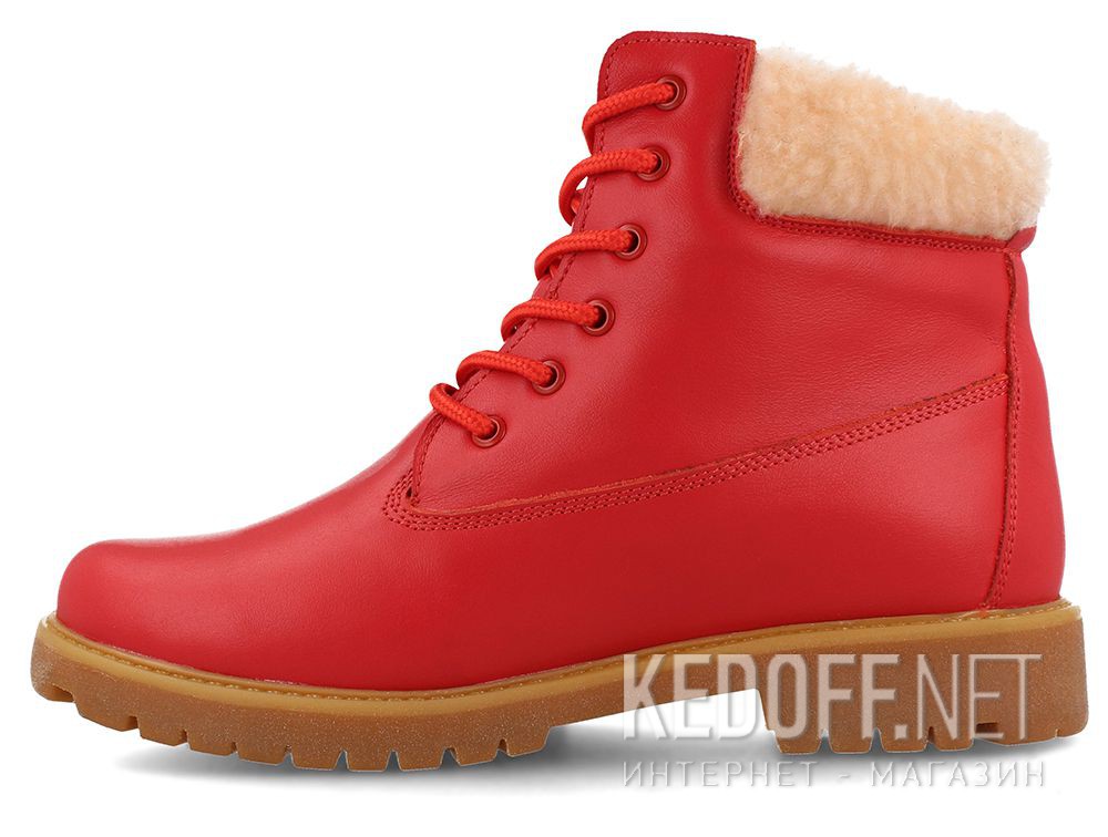 Жіночі черевики Forester Red Lthr Yellow Boot 0610-247 описание