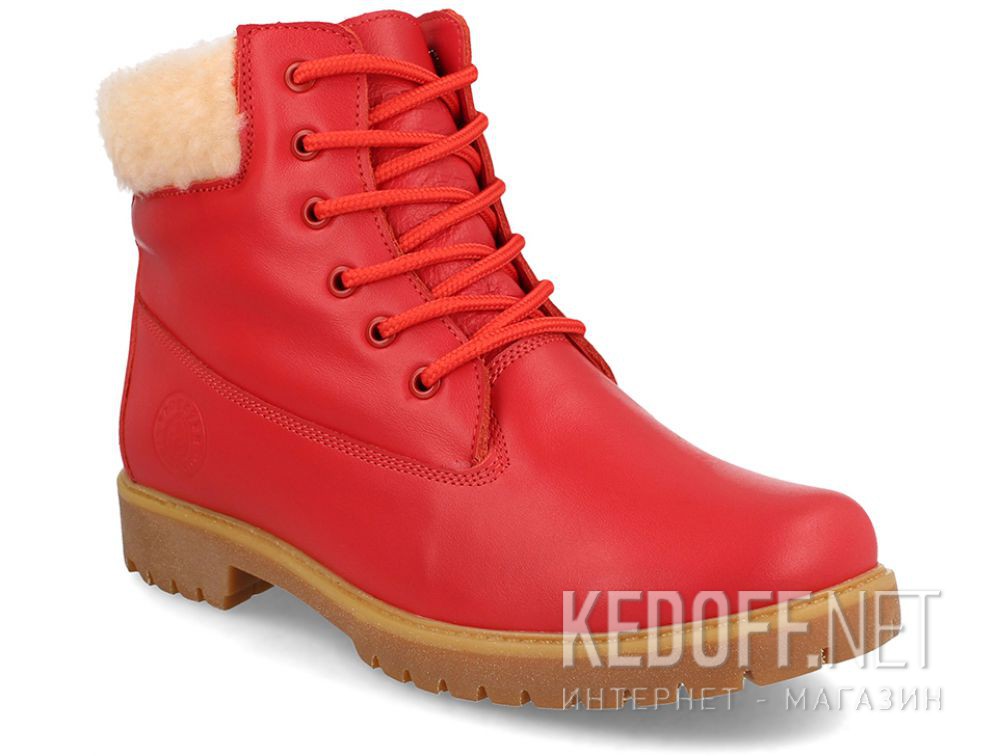 Купить Женские ботинки Forester Red Lthr Yellow Boot  0610-247