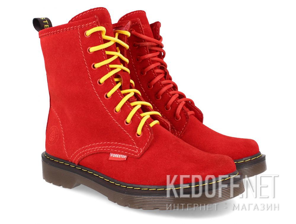 Доставка Женские ботинки Forester Red Martinez 1460-472MB