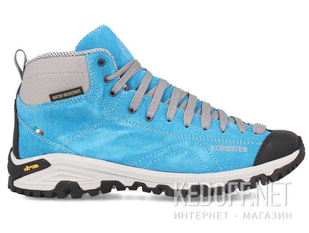 Замшеві черевики Forester Blue Vibram 247951-40 Made in Italy купити Україна