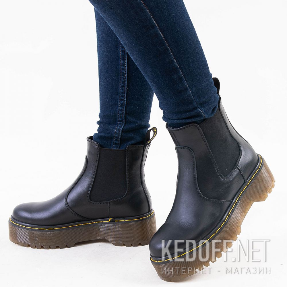 Женские ботинки Forester Chelsea boots platform 1465-624188 доставка по Украине
