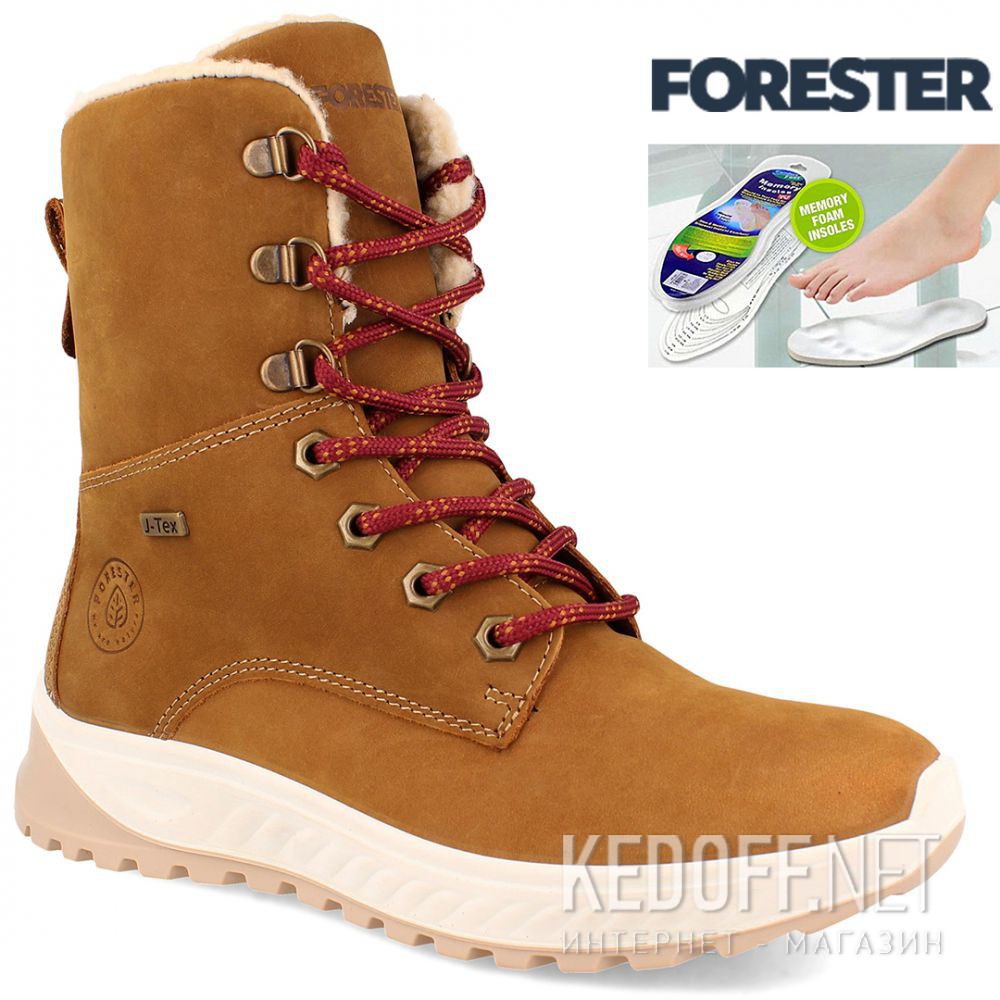 Женские ботинки Forester Ergostrike J-Tex 14504-7 Memory Foam