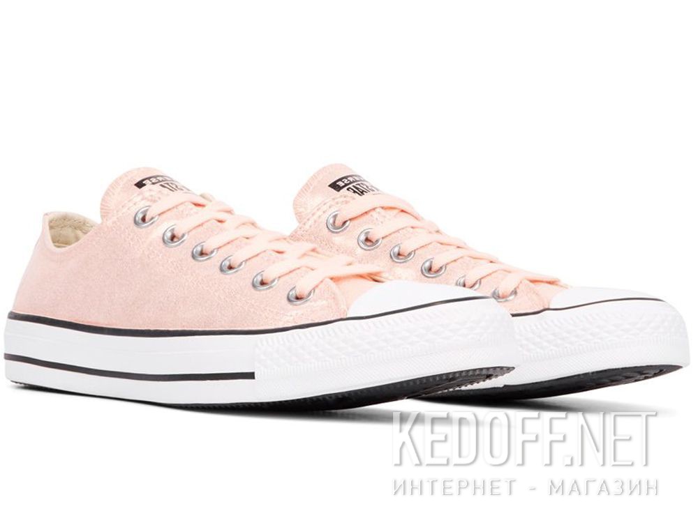 Women's Converse Chuck Taylor All Star Ox Washed Coral/Black/White 563412C купить Украина