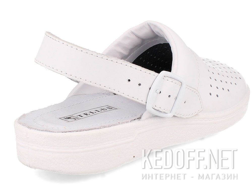 Leather doctor's shoes Forester Sanitar 0404-13 White купить Украина