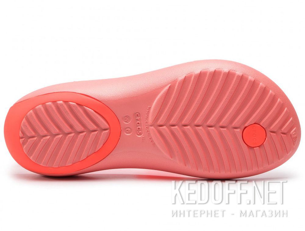 Жіночі сандалі Crocs Serena Embellish Flip W Bright Coral/Melone 205600-6PT описание