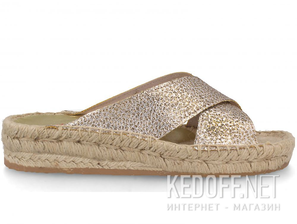 Women's Slippers Las Espadrillas Beige FE0872-1418 Made in Spain купить Украина