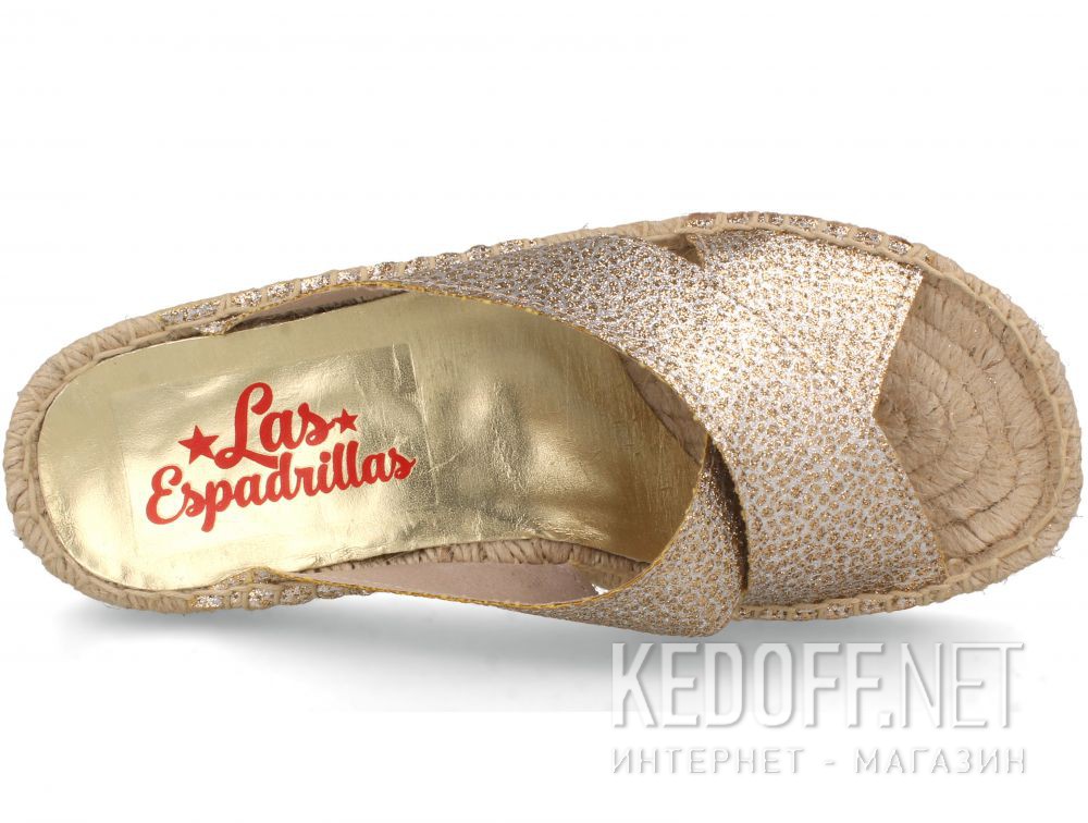 Women's Slippers Las Espadrillas Beige FE0872-1418 Made in Spain описание