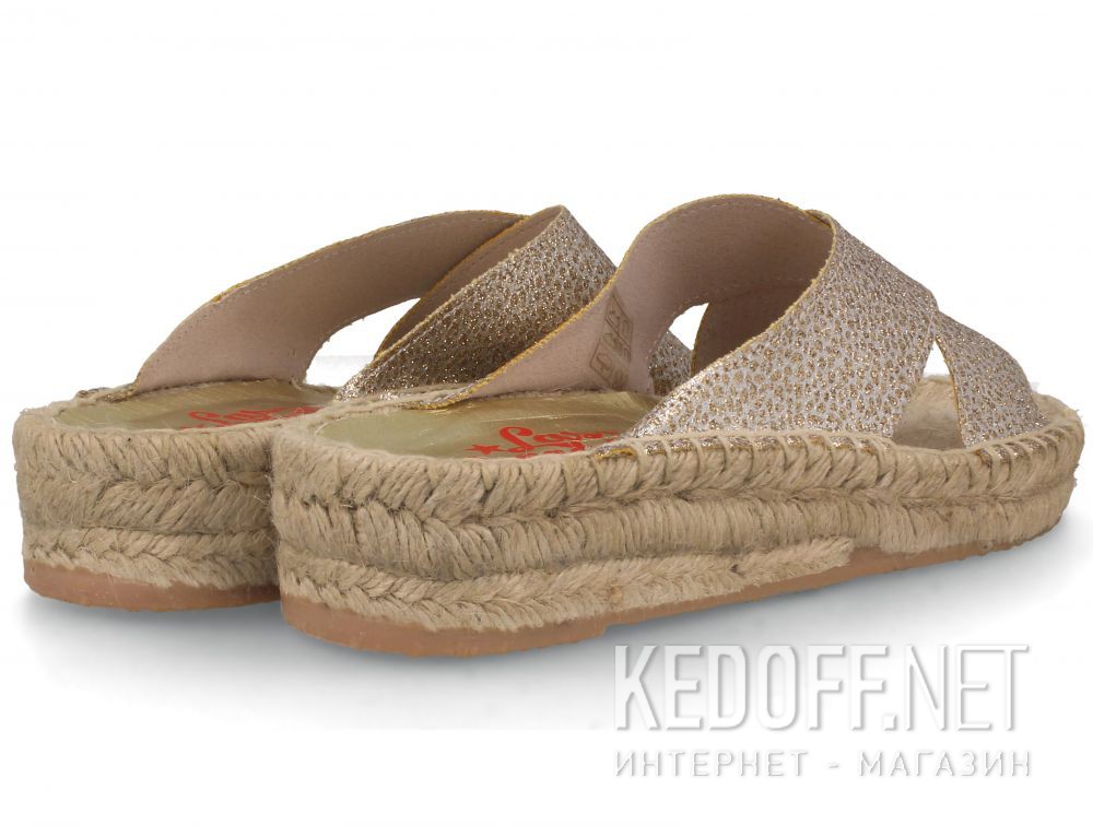 Цены на Women's Slippers Las Espadrillas Beige FE0872-1418 Made in Spain