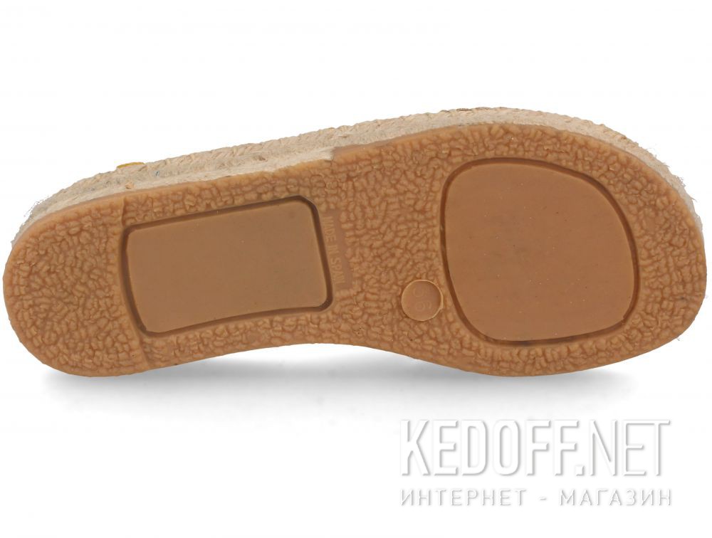 Women's Slippers Las Espadrillas Beige FE0872-1418 Made in Spain все размеры