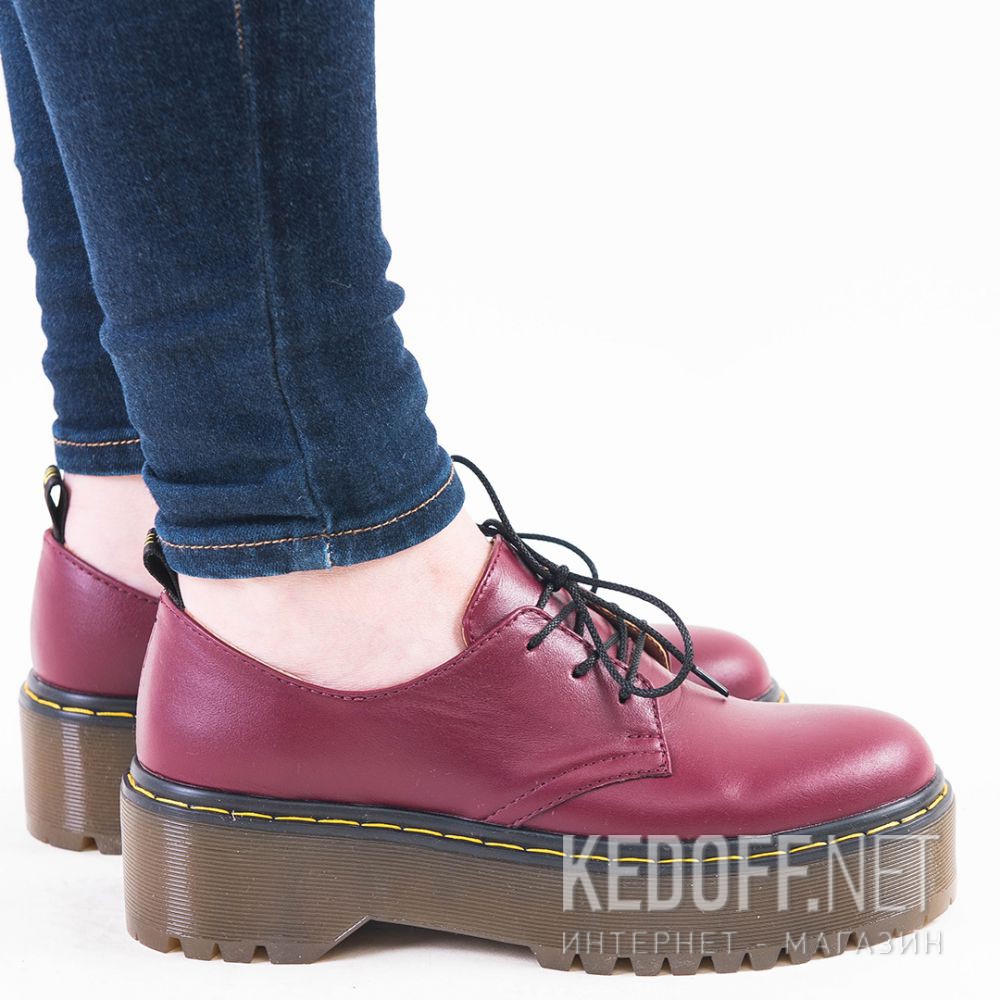 Жіночі туфлі Forester Platform 1466-47 Bordeaux доставка по Украине