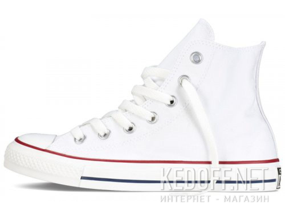Оригинальные Converse sneakers Chuck Taylor All Star Hi Optical White M7650 unisex (White)