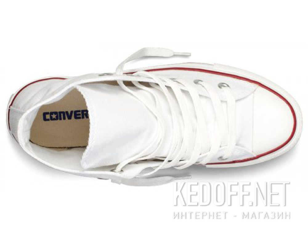 Converse sneakers Chuck Taylor All Star Hi Optical White M7650 unisex (White) все размеры