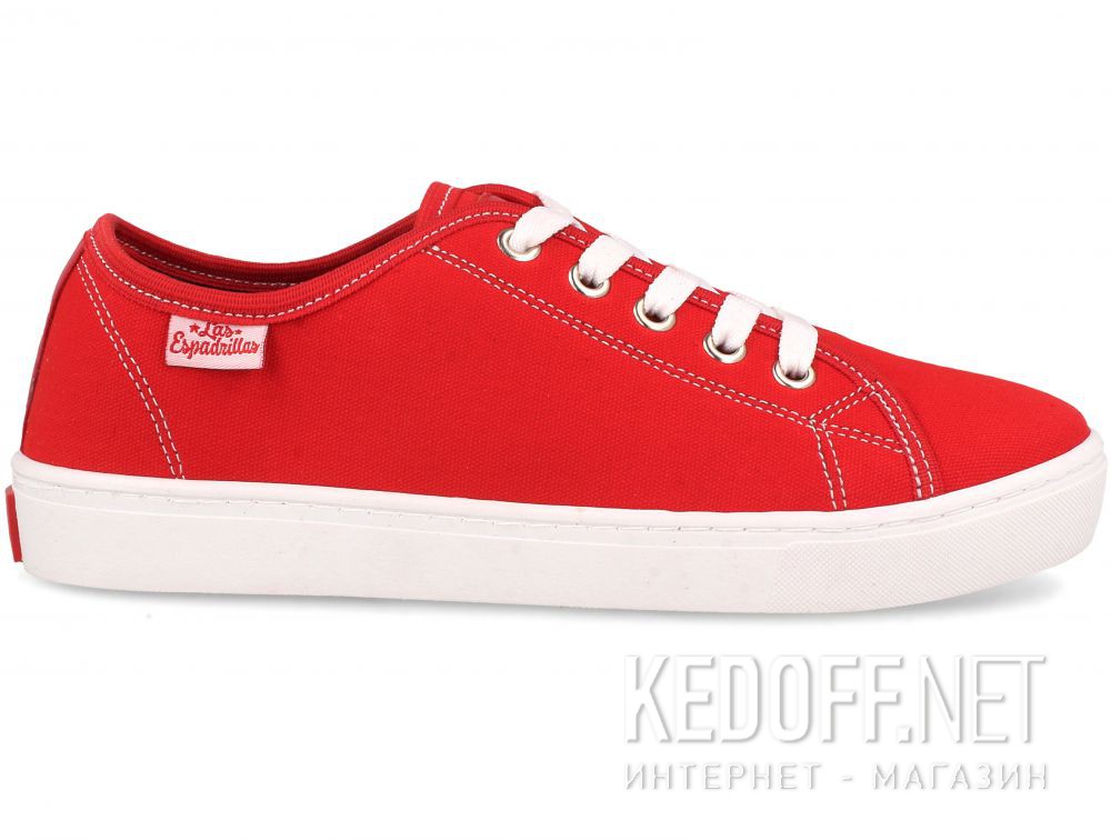 Sneakers Las Espadrillas 5099-47 (red) купить Украина
