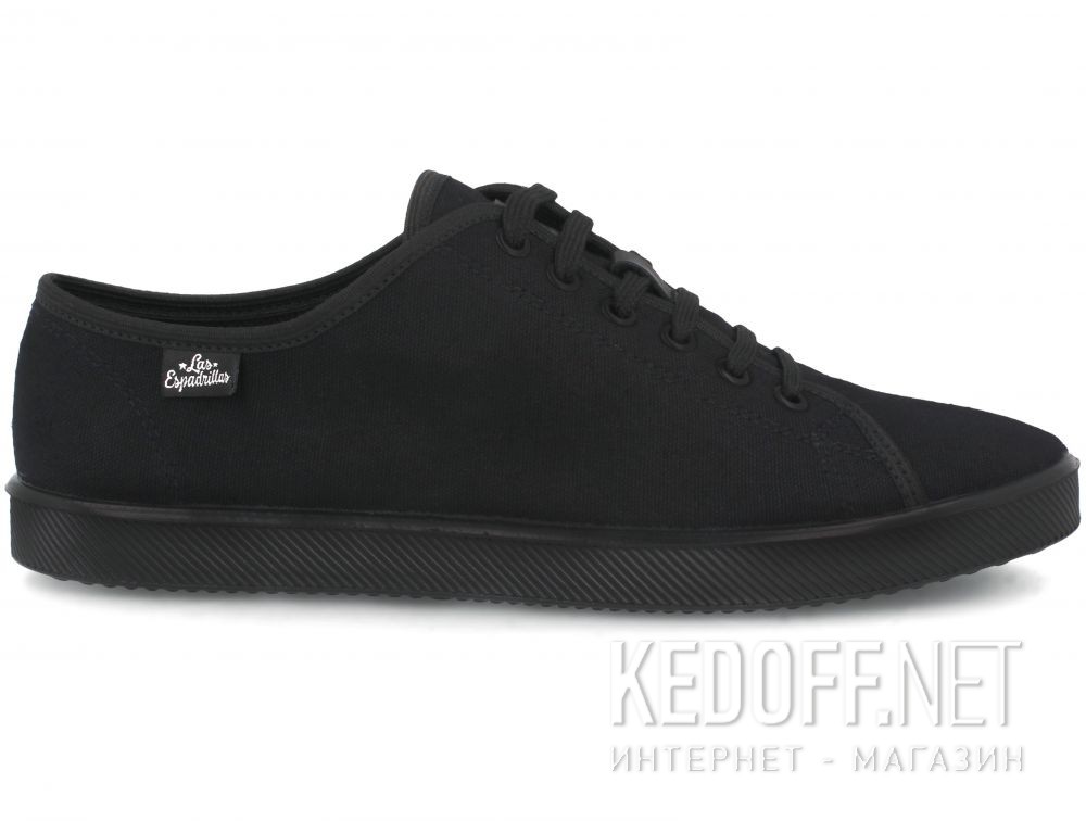Sneakers Las Espadrillas Black Slim 6099-27 купить Украина