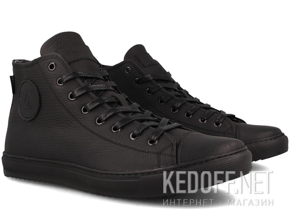 Шкіряні кеди Forester Monochrome 132125-272 MB чорні купити Україна Шкіряні кеди Forester Monochrome 132125-272 MB чорні купити Україна
