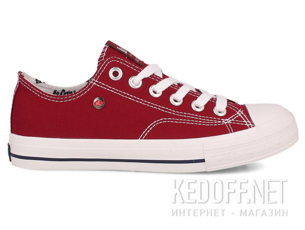 Оригинальные Red canvas shoes Lee Cooper LCW-21-31-0099L