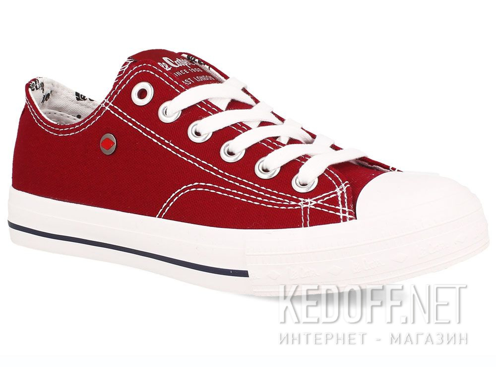Add to cart Red canvas shoes Lee Cooper LCW-21-31-0099L