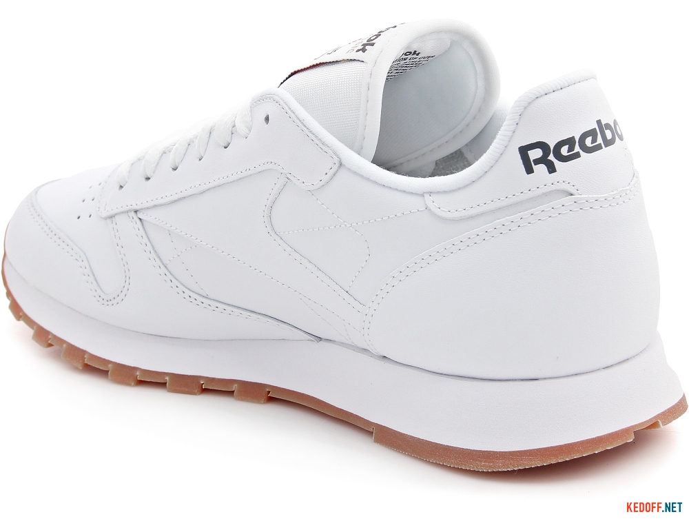 Мужские кроссовки Reebok Classic Leather White/Gum 49799    (белый) купить Украина