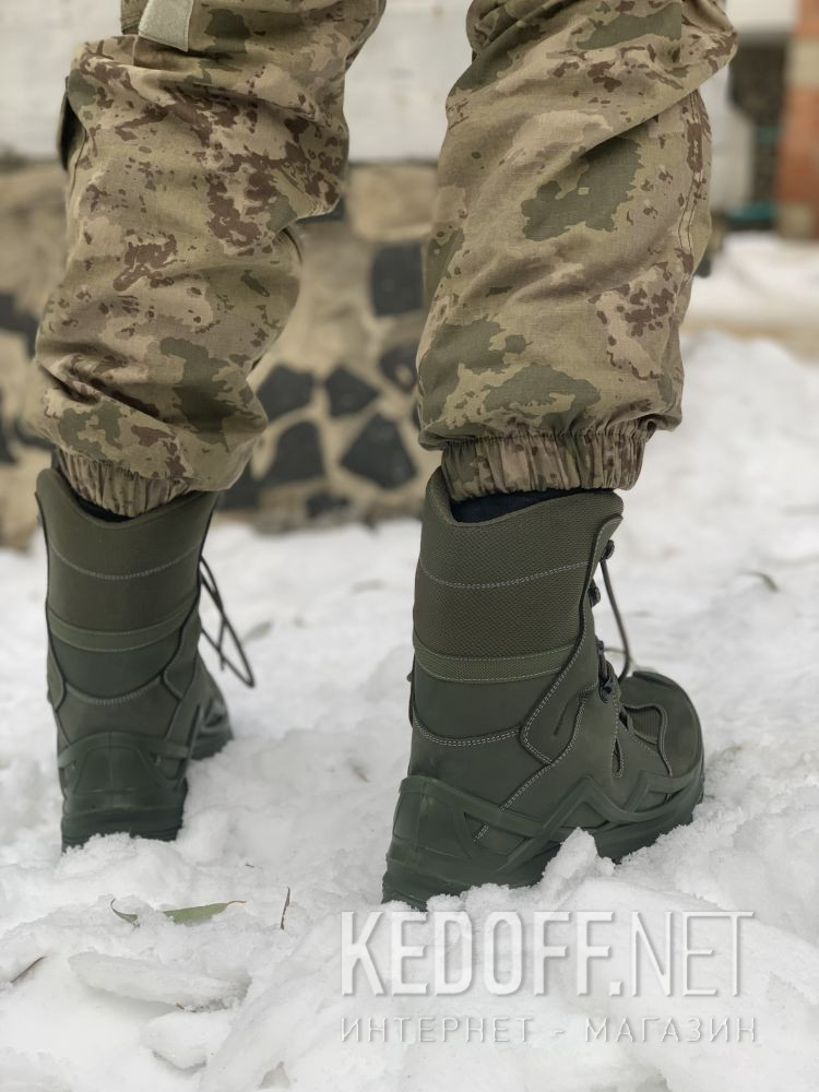 Men's combat boot Forester Striker High Olive 6002FO доставка по Украине