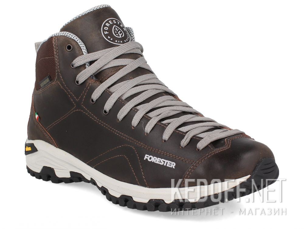 Купить Мужские ботинки Forester Brown Vibram 247951-45 Made in Italy