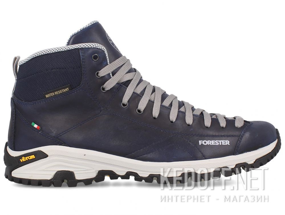 Чоловічі черевики Forester Navy Vibram 247951-89 Made in Italy купити Україна