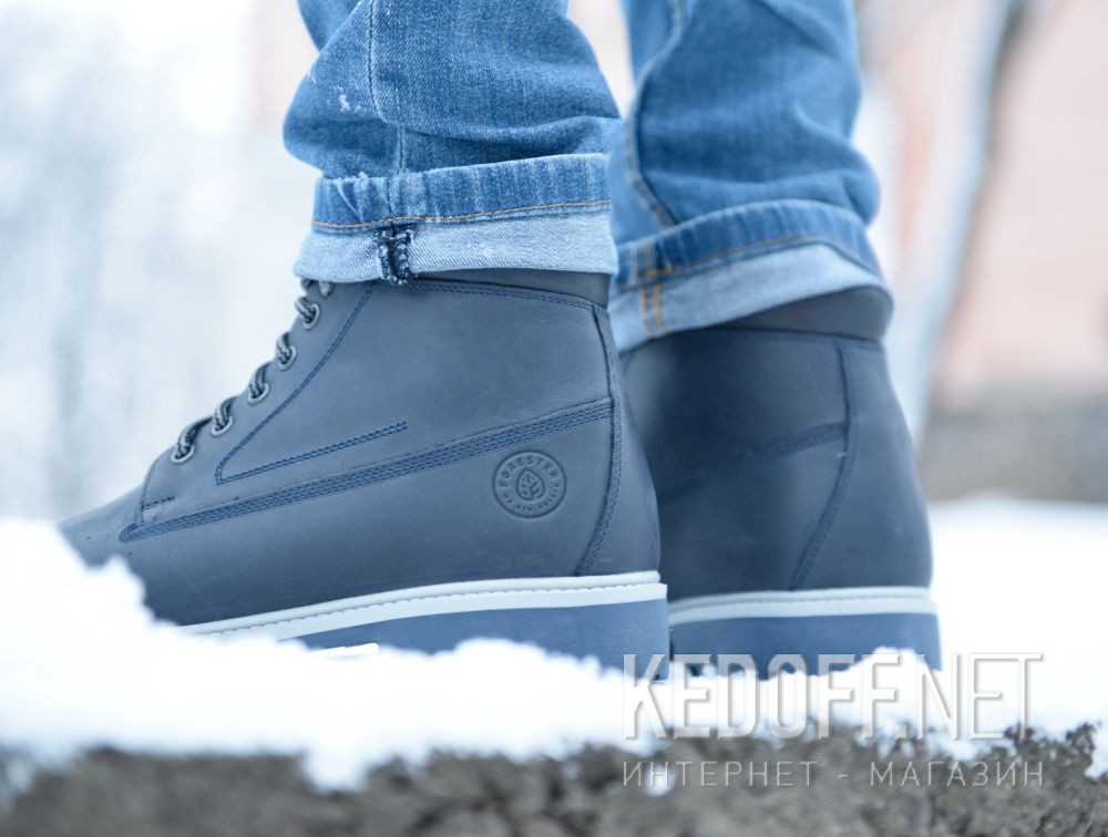 Мужские ботинки Forester Blu Marine 85751-005 доставка по Украине