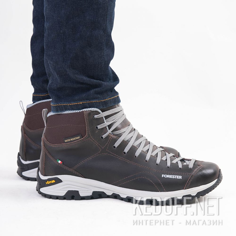 Чоловічі черевики Forester Brown Vibram 247951-45 Made in Italy все размеры