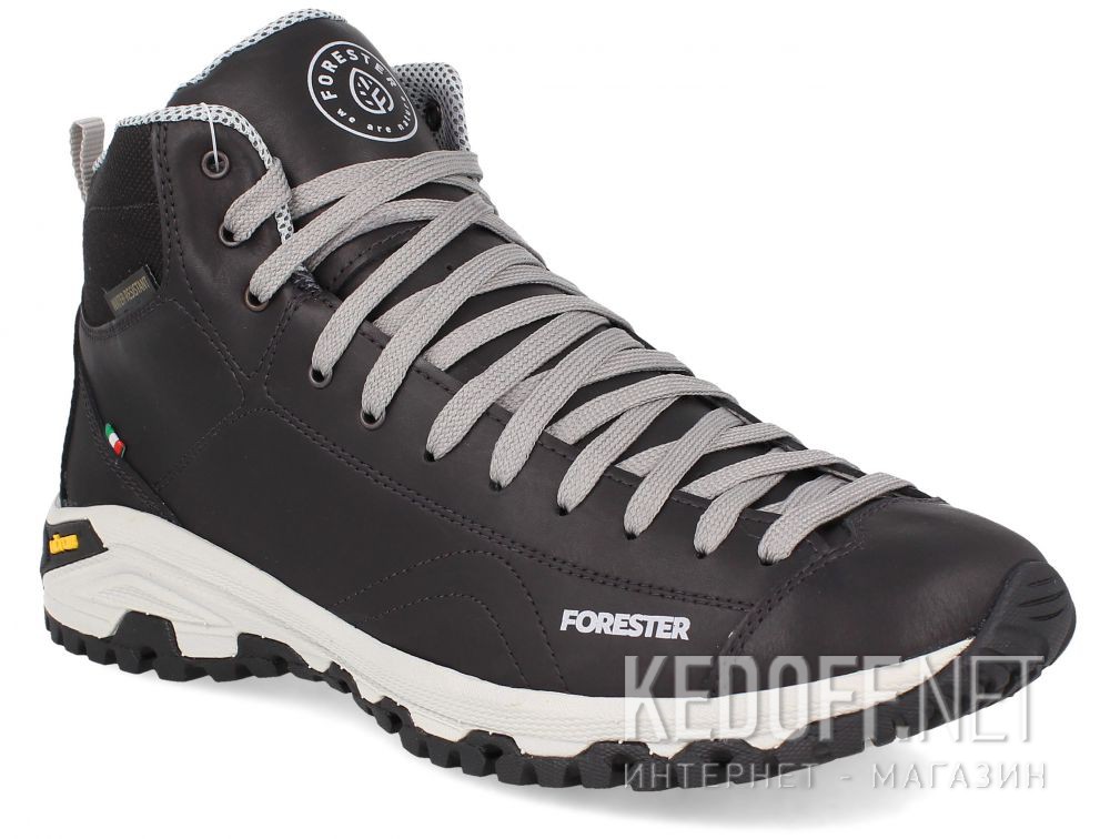 Купить Мужские ботинки Forester Black Vibram 247951-27 Made in Italy