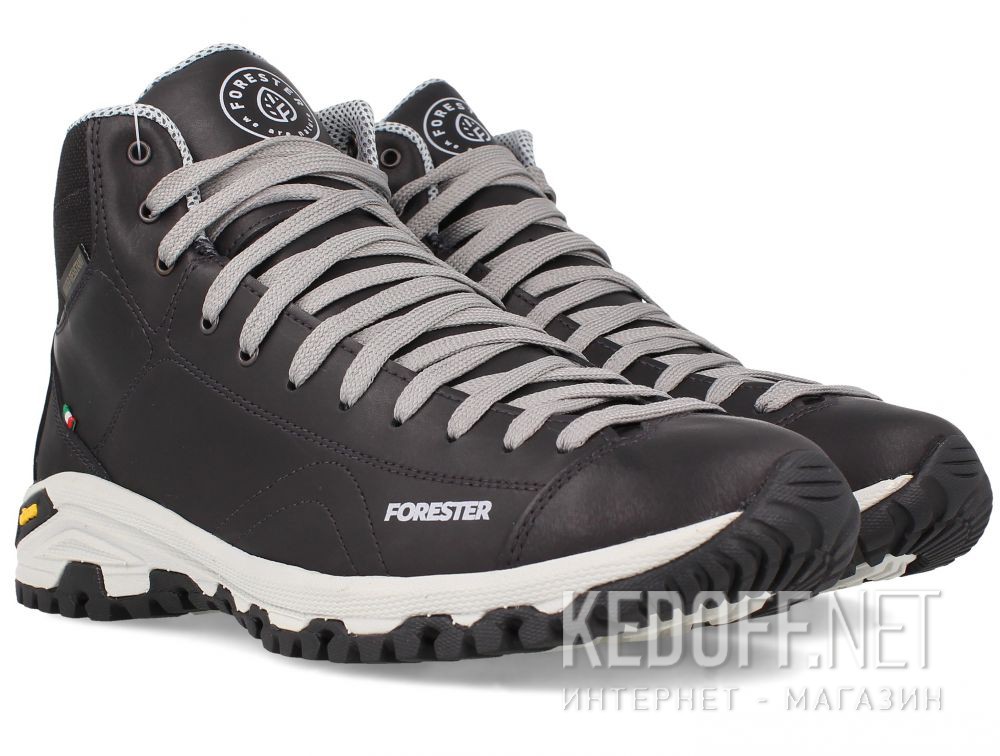 Мужские ботинки Forester Black Vibram 247951-27 Made in Italy
