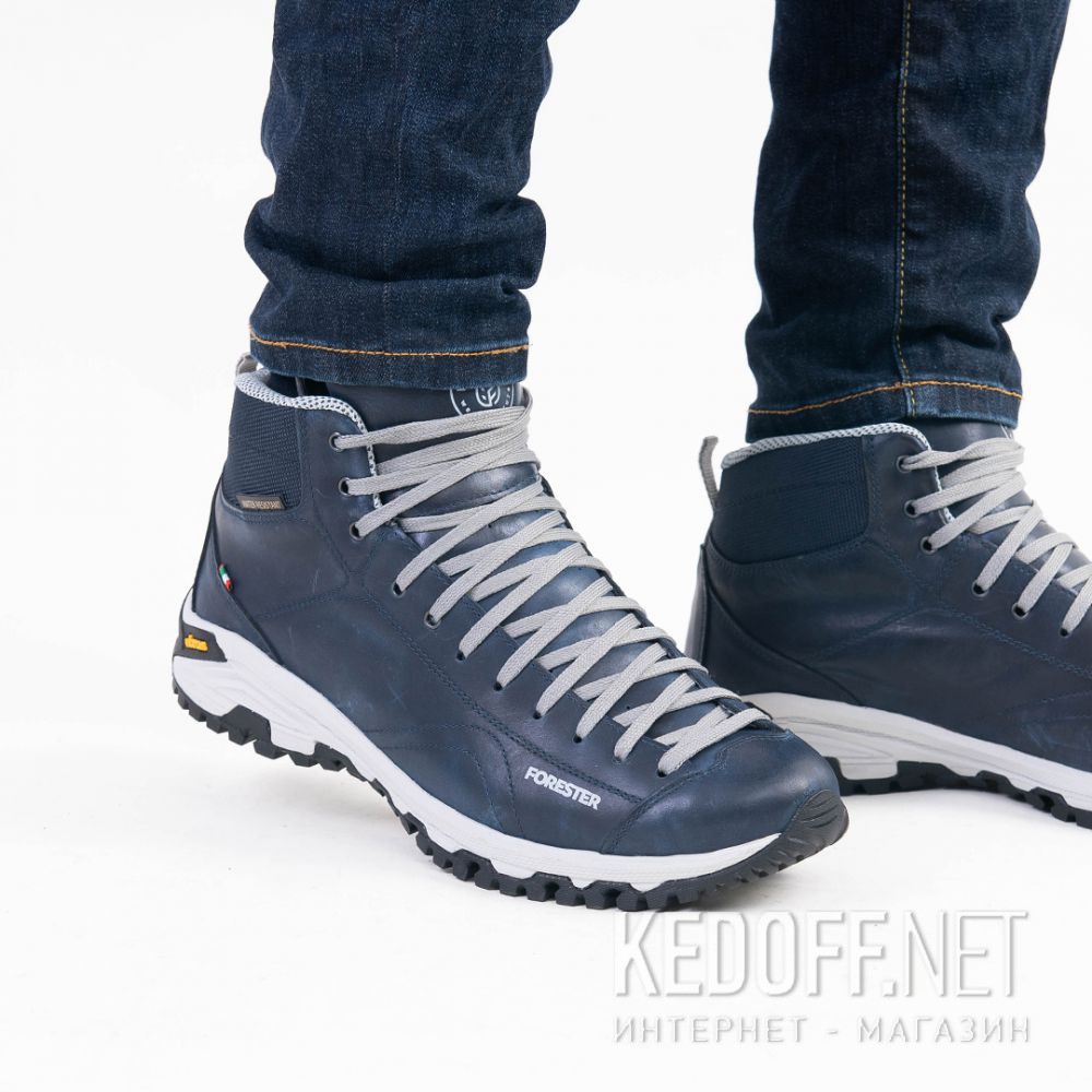 Forester men's shoes Navy Vibram 247951-89 Made in Italy доставка по Украине