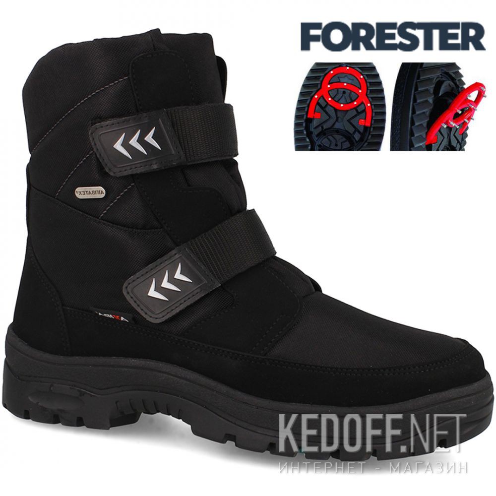 Мужские ботинки лёдоходы Forester Attiba OC System 53610-27 Made in Europe