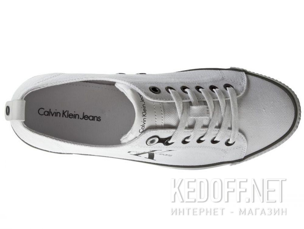 Men's canvas shoes Calvin Klein Jeans Arnold Canvas S0369-WHT купить Украина