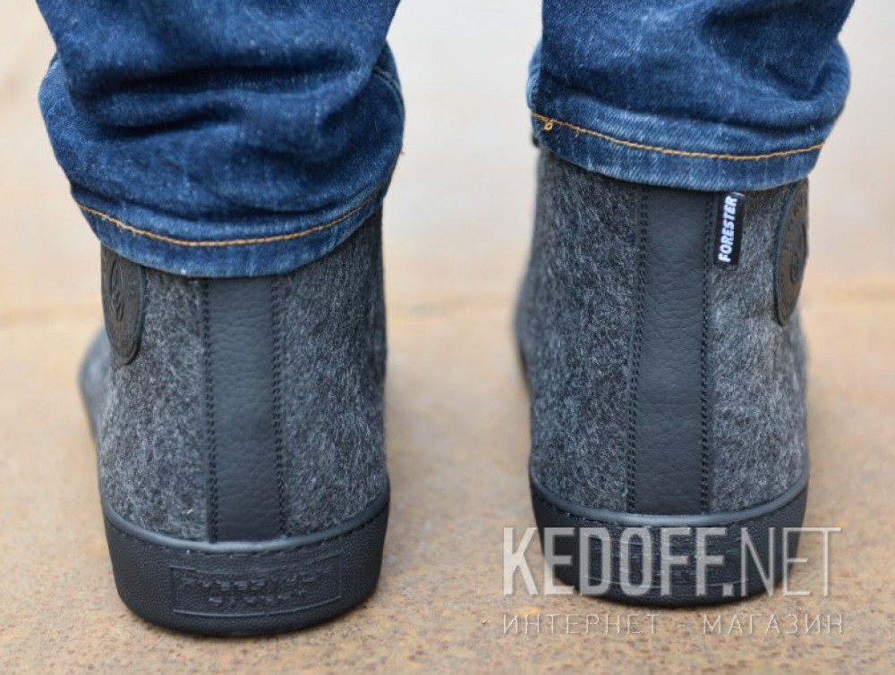 The Forester men's sneakers Dark Grey Wool 132125-39 (Dark grey) все размеры